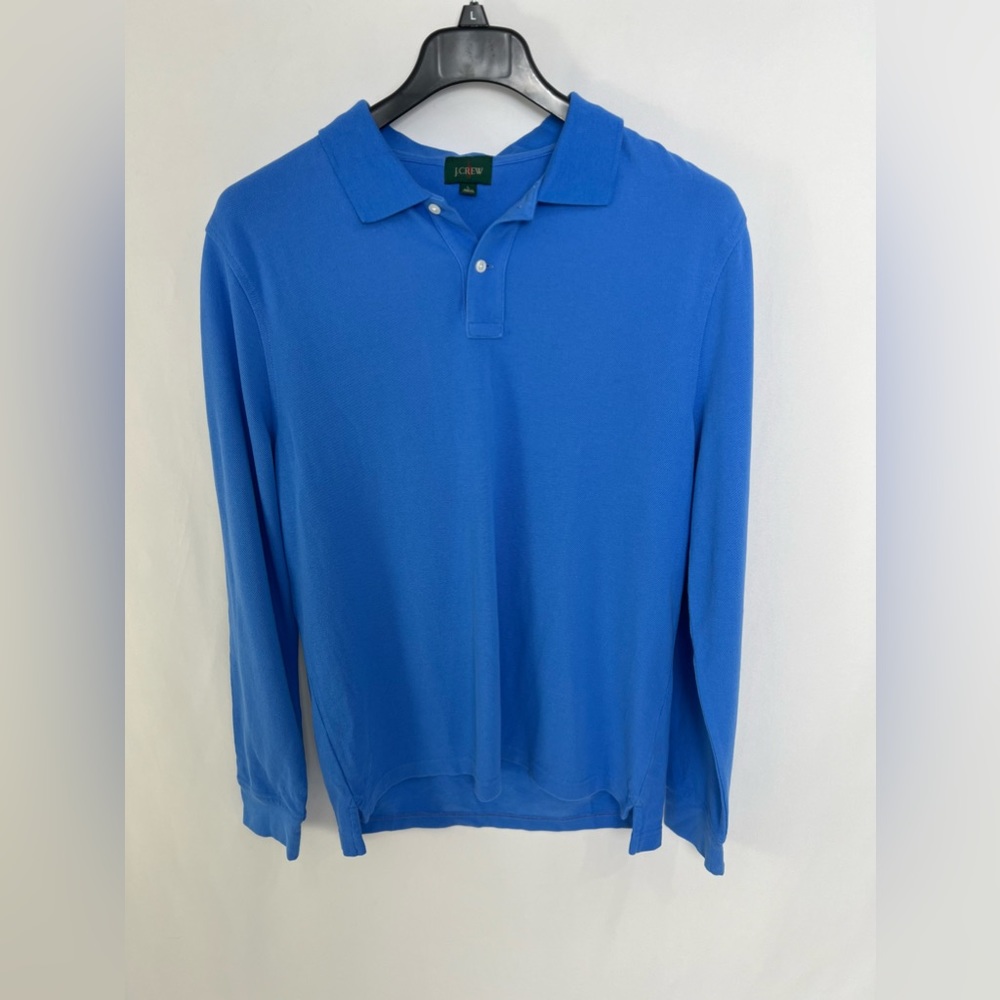 NEW / J.Crew Long-sleeve classic piqué polo shirt